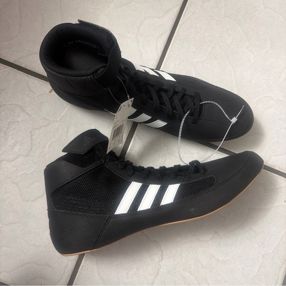 Adidas Black High-Top Men's Shoes